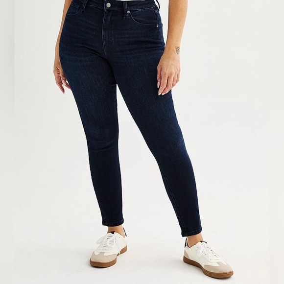 Sonoma Denim - Sonoma-NWOT Dark Blue High-Rise Skinny Jeans Size 24W